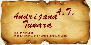 Andrijana Tumara vizit kartica